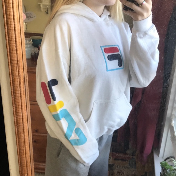 white fila hoodie - Picture 1 of 3